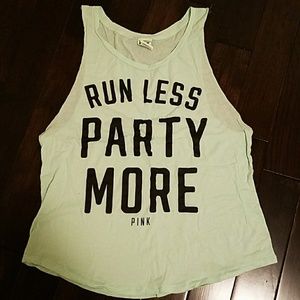 PINK racerback muscle tee